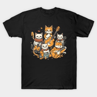 Cats music band T-Shirt